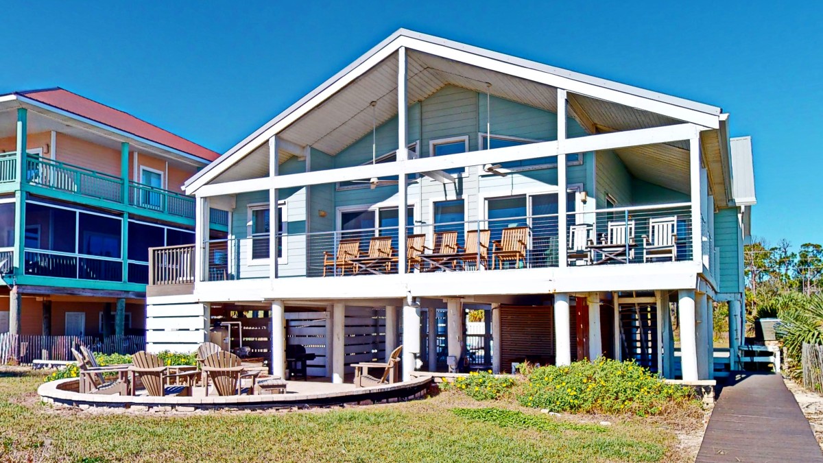 View of house from gulf